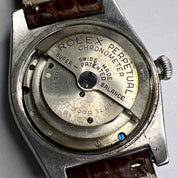 Vintage 32mm Rolex Oyster Perpetual Brevetee Chronometer Watch NOT WORKING
