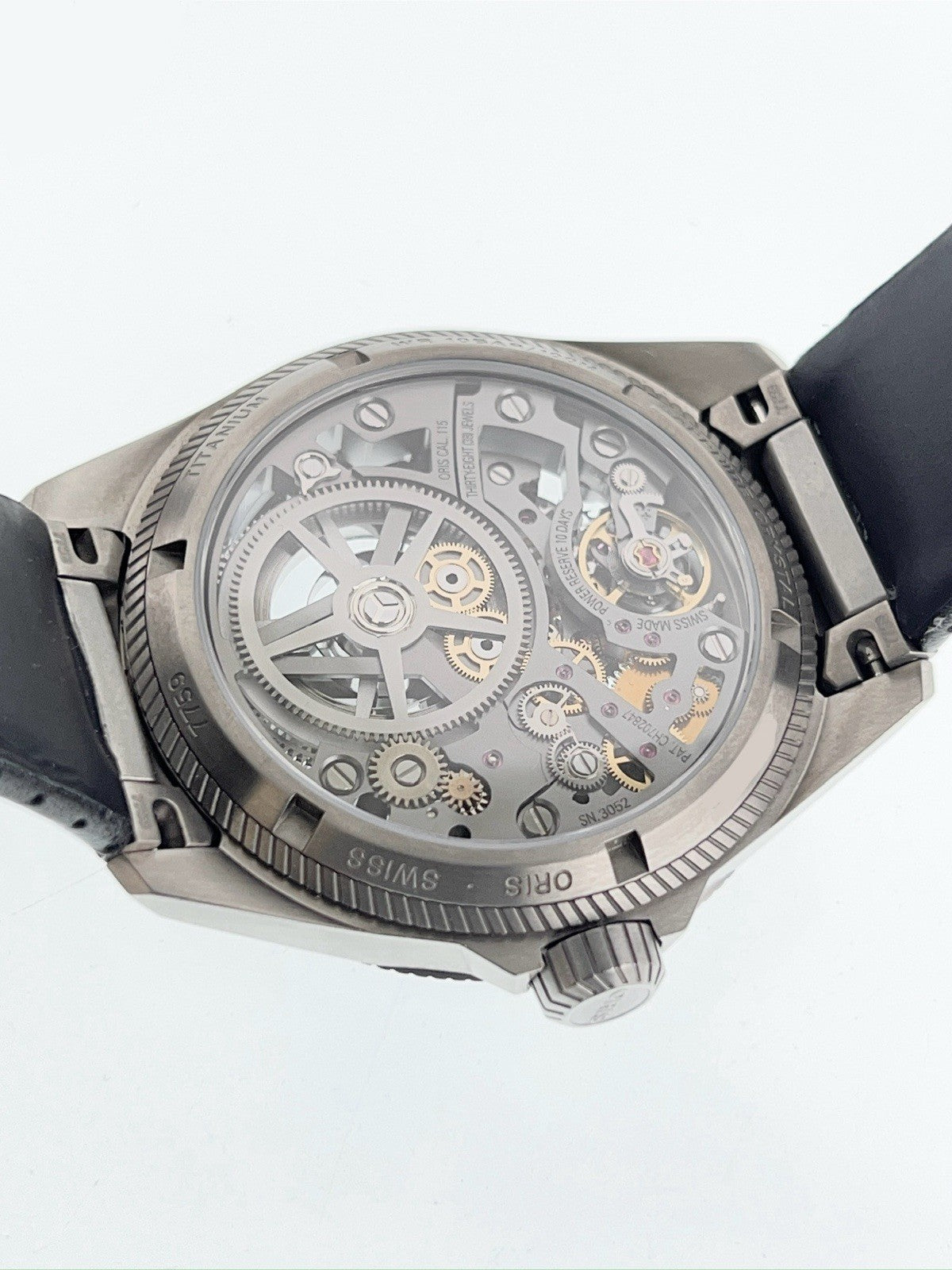 Oris ProPilot X Titanium Skeleton Dial 44mm Manual Wind Mens 01 0115 7759 7153