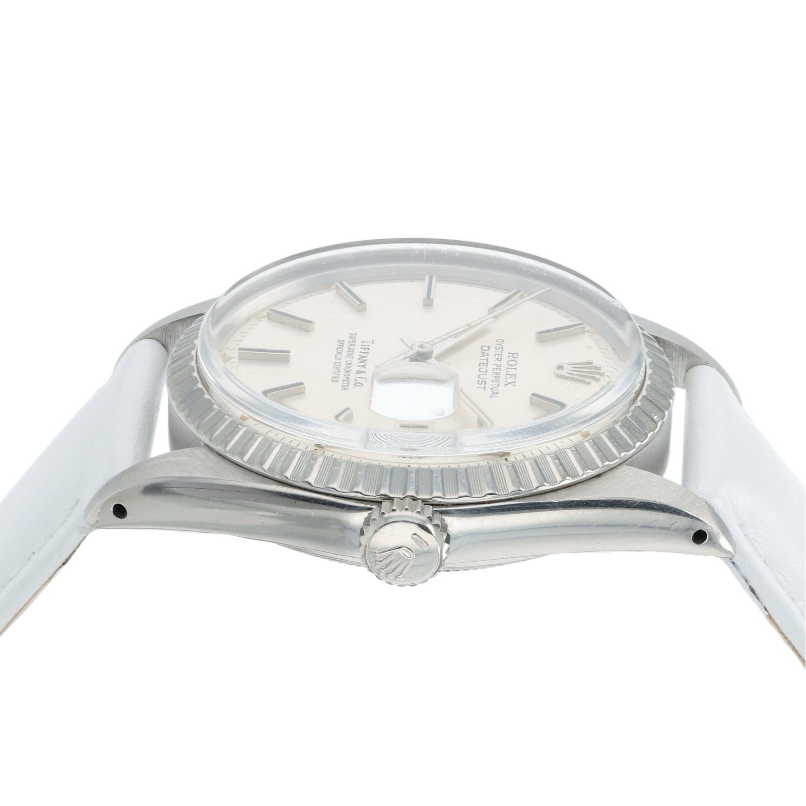 Rolex Datejust Tiffany and Co. Silver Dial Steel 36mm Automatic Men’s Watch 1603