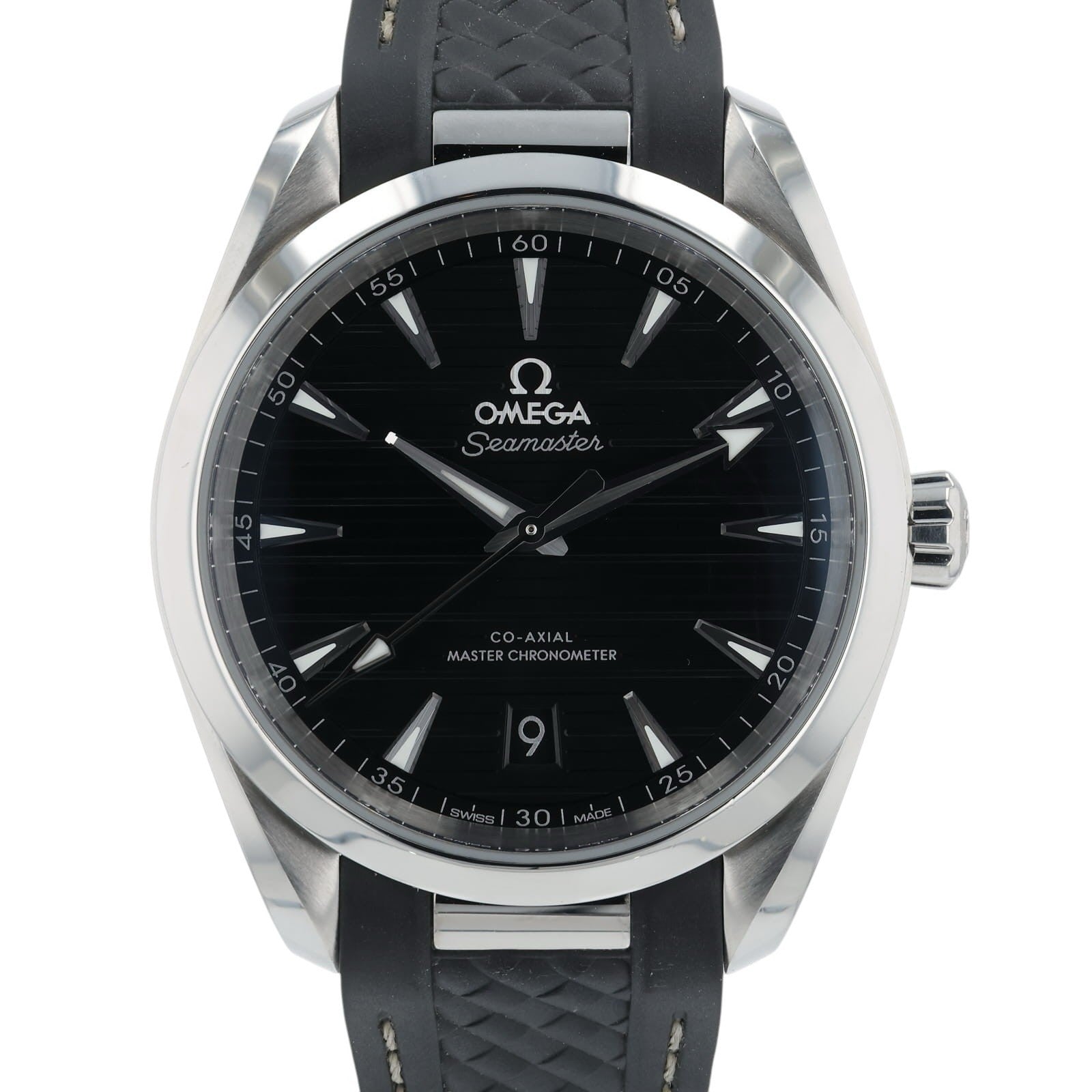 Omega Seamaster Black Dial Steel 38mm Automatic Mens Watch 220.12.38.20.01.001