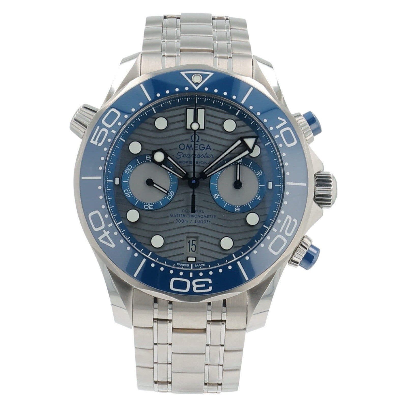 Omega Seamaster Diver Steel Grey Dial 44mm Automatic Men’s 210.30.44.51.06.001