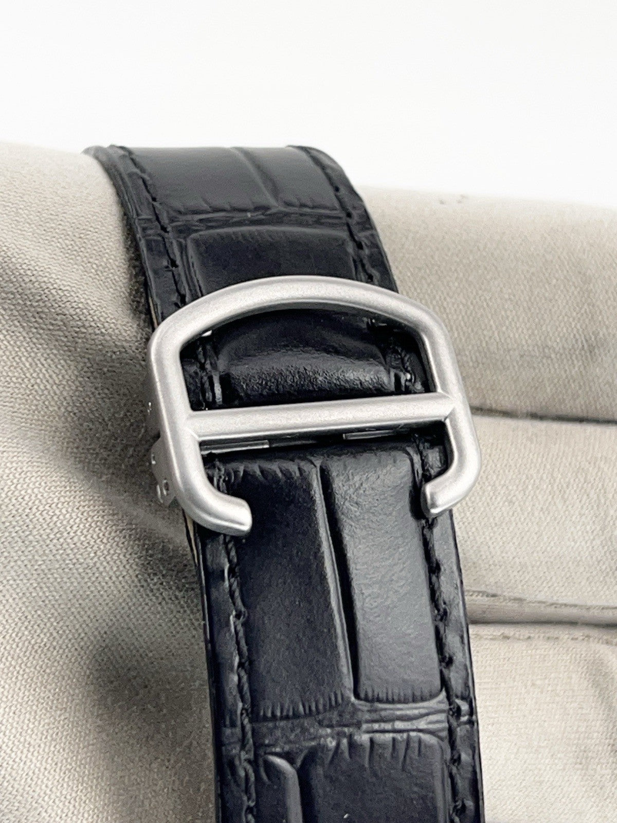 Cartier Tank MC Stainless Steel Blue Dial WSTA0010