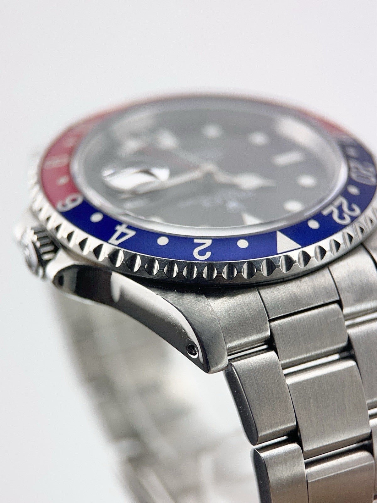 Rolex GMT-Master II Stainless Steel Black Dial 40mm Automatic Mens Watch 16700