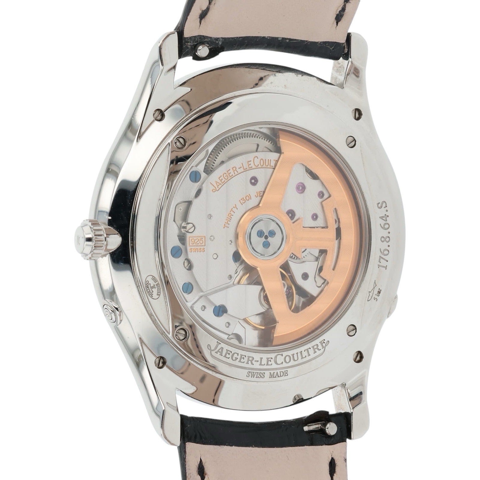 Jaeger-LeCoultre Master Ultra Thin Moon Steel Black Dial 39mm Automatic Q1368470