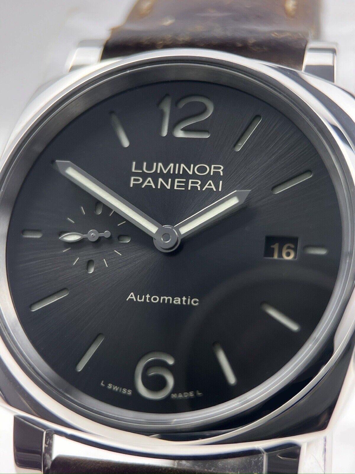 Panerai Luminor Due Gray Dial Steel Automatic Men's Watch 42mm PAM00904