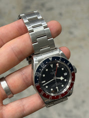 2018 Tudor Black Bay GMT Pepsi Black Dial Stainless Steel Men's Watch 79830RB