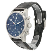IWC Pilot's Chronograph Black Dial Stainless Steel 43mm Automatic Mens IW377701
