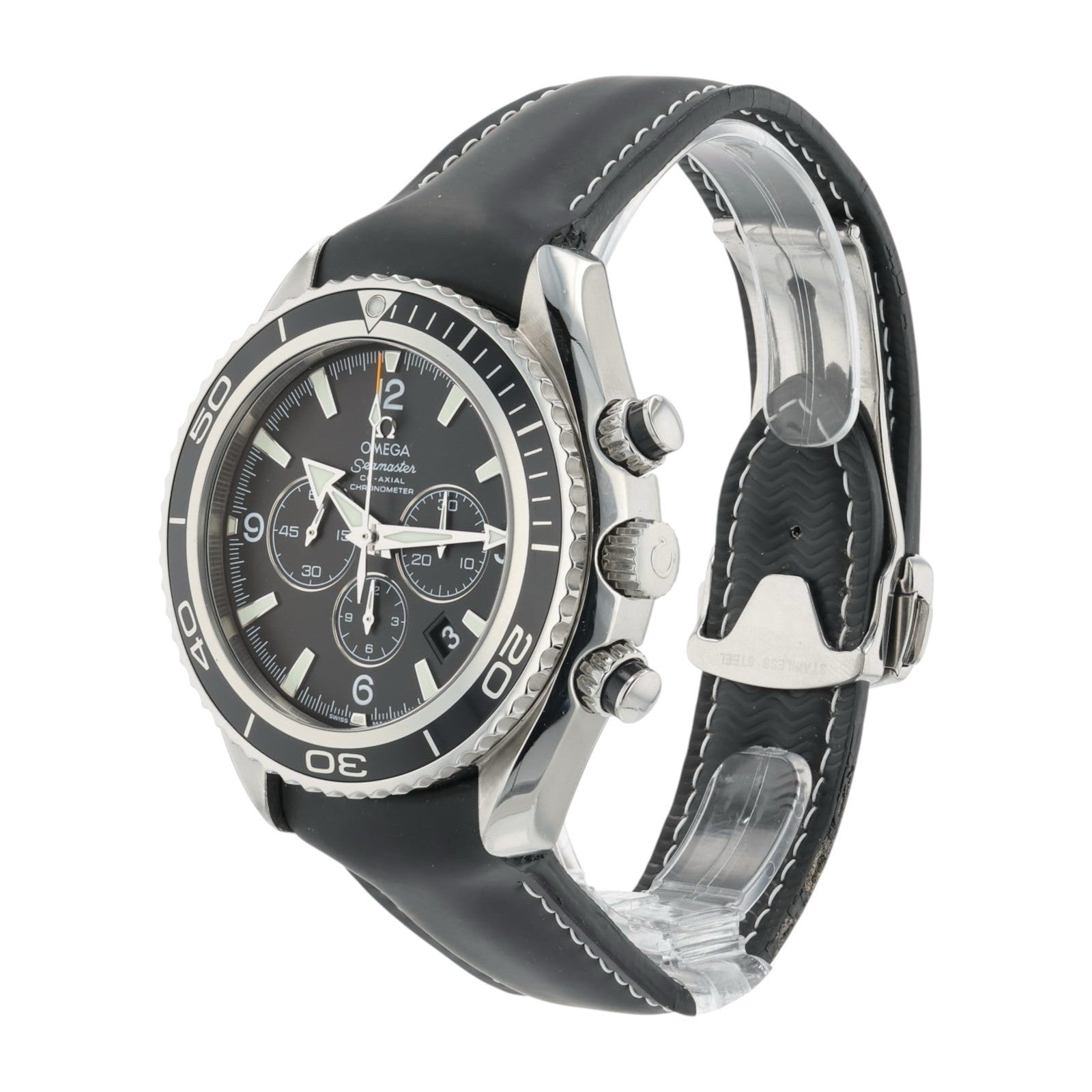 Omega Seamaster Planet Ocean Steel Black Dial 45.5mm Automatic Mens 2910.50.81