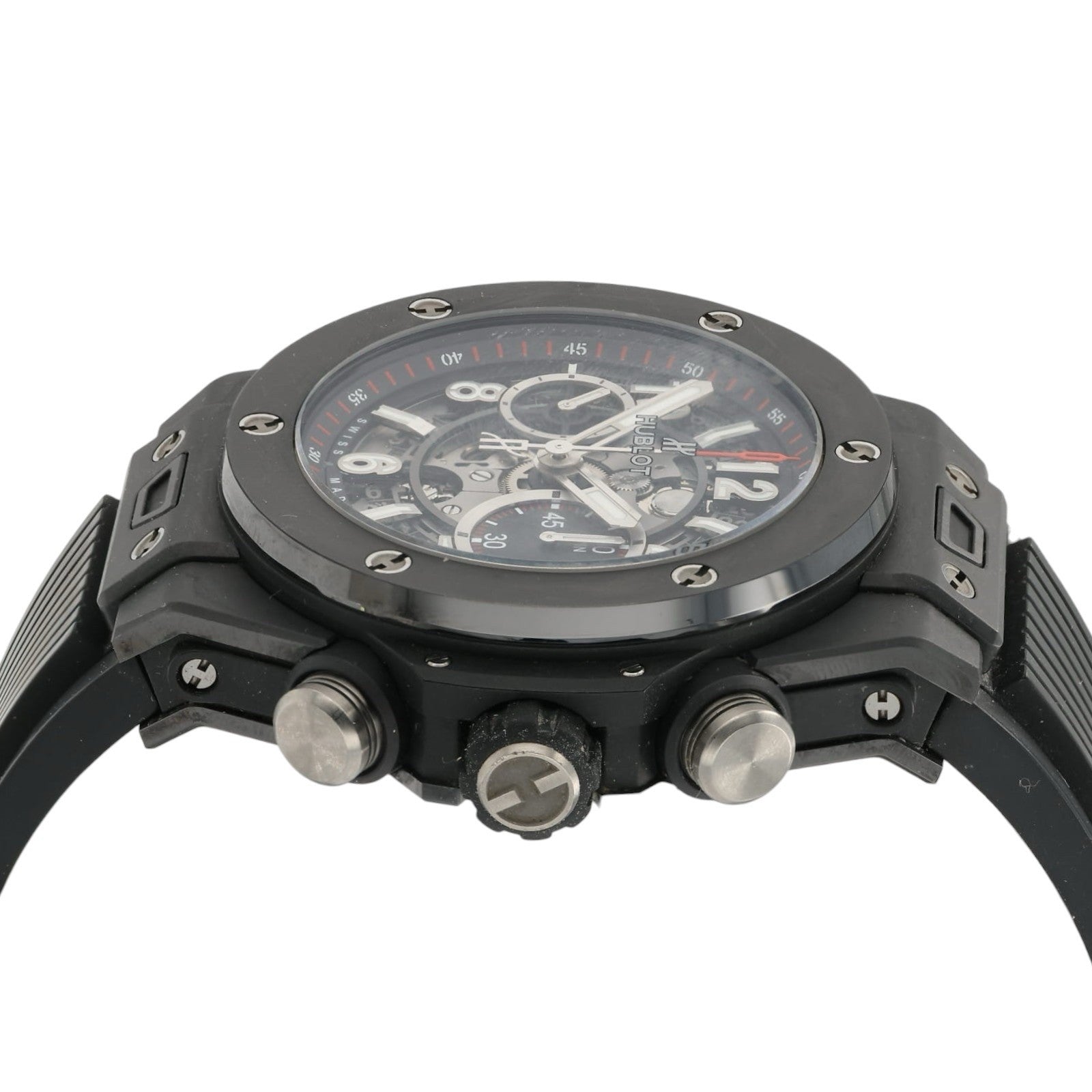 Hublot Big Bang Unico Black Dial Ceramic 45mm Auto Mens Watch 411.C1.1170.RX
