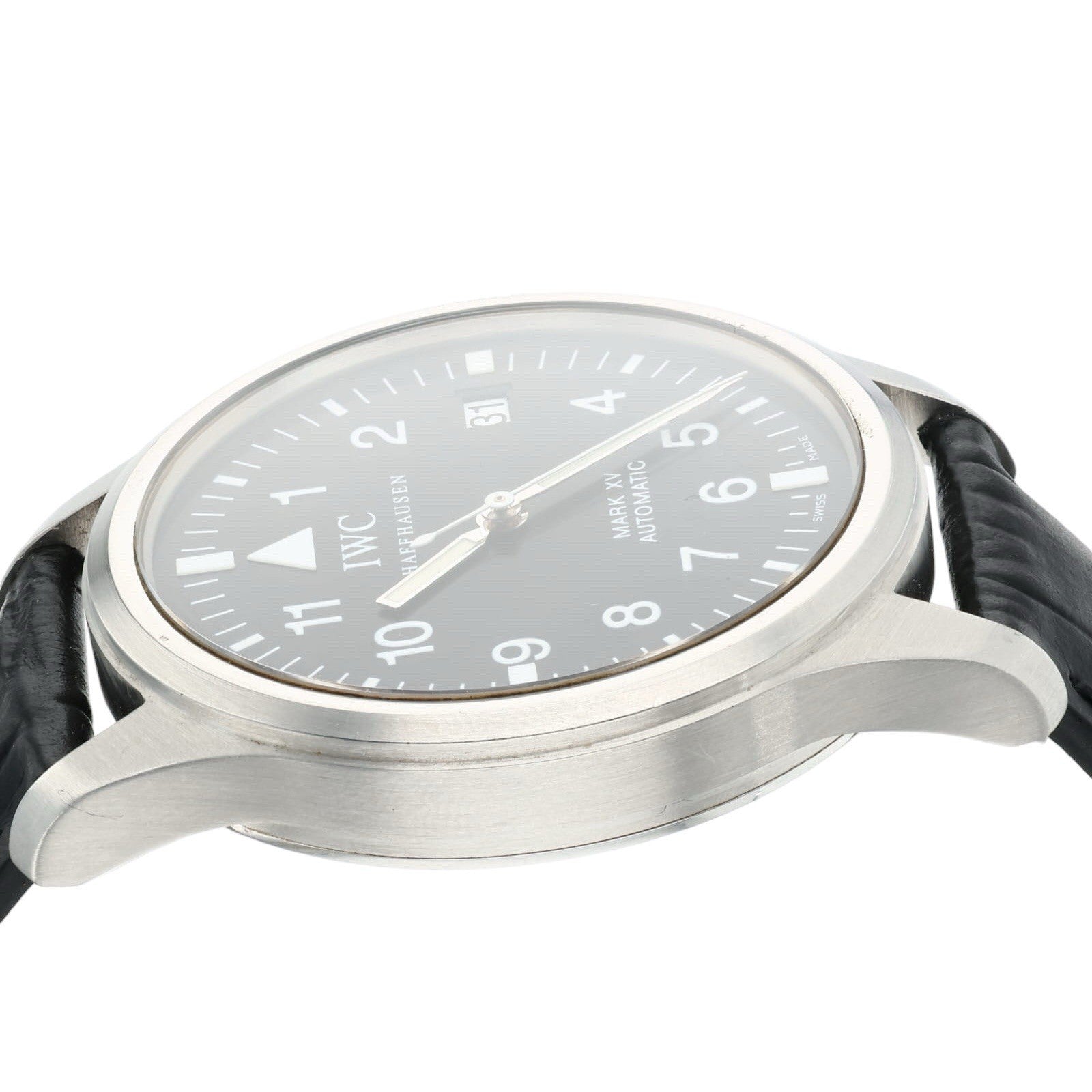 IWC Pilot's Watch Mark XV Steel Black Dial 38mm Automatic Men’s Watch IW325301