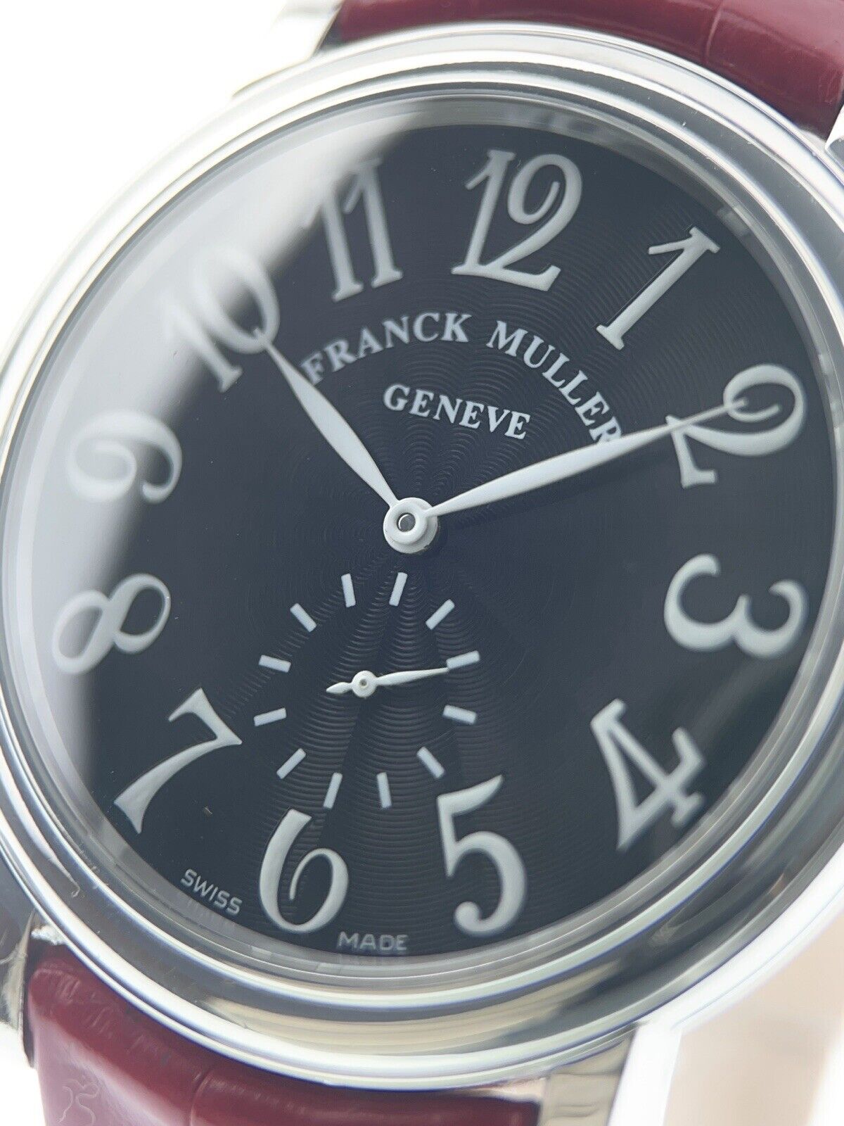 Franck Muller Liberty Round Stainless Steel Black Dial 42mm Wind Up 7421 B S6