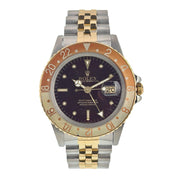 Rolex GMT-Master “Rootbeer” Gold & Steel Brown Dial 40mm Automatic Mens 16753