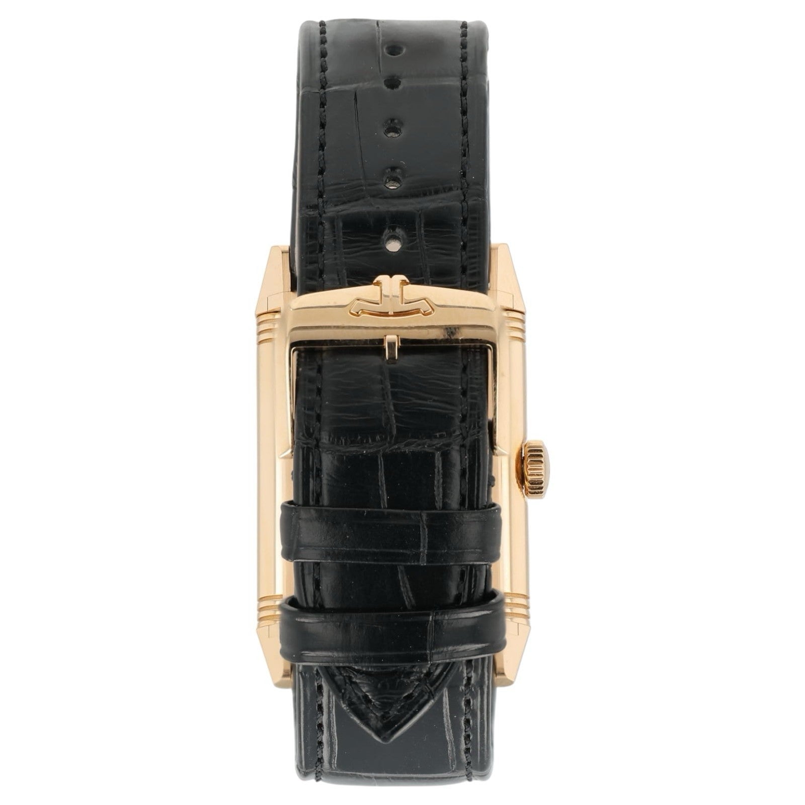 LeCoultre Reverso Tribute Silver Dial 18k Rose Gold Manual Men’s Watch Q7132521