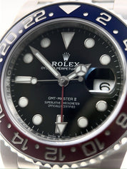 Rolex Pepsi GMT-Master II Stainless Steel Red Blue 40mm Automatic Men’s Watch