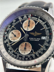 Breitling Old Navitimer Steel Black 41mm Automatic Men’s Watch A13022 - B/P