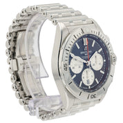 Breitling Chronometer Black Dial Stainless Steel 42mm Automatic Mens AB0134