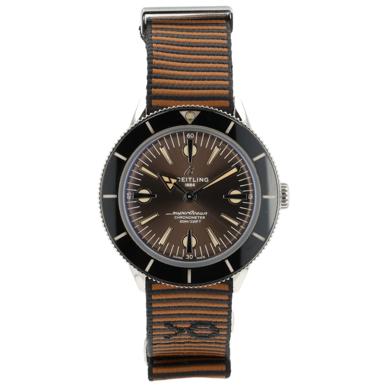 Breitling Superocean Outerknown Brown Dial Steel 42mm Automatic Mens A10370