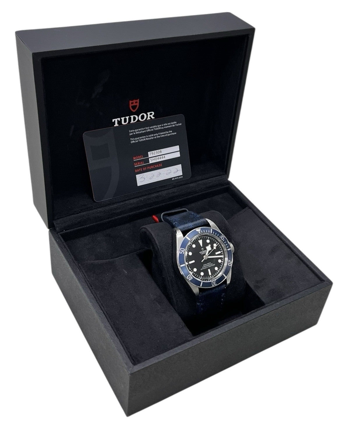 Tudor Black Bay Stainless Steel Black Dial 41mm Automatic Mens Watch 79230B