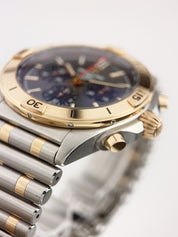 Breitling Chronomat Gold & Steel Grey Dial 42mm Automatic Mens Watch UB0134