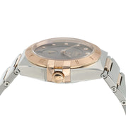Omega Constellation Brown Dial Rose Gold & Steel 34mm Watch 131.20.34.20.63.001
