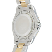 Rolex Yachtmaster White Dial Gold & Steel 35mm Automatic Unisex Watch 68623