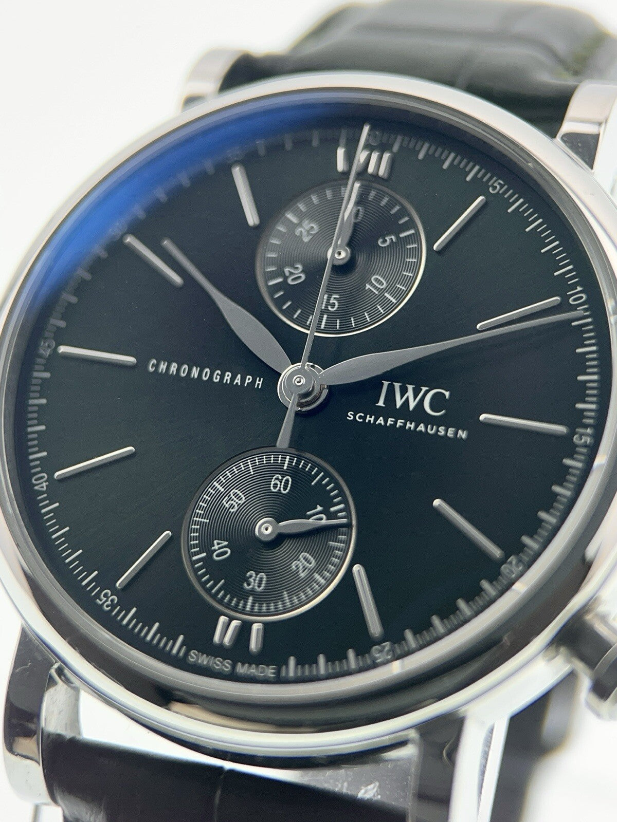 IWC Portifino Chronograph Steel Green Dial 39mm Automatic Men’s Watch IW391405