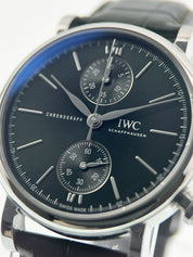 IWC Portifino Chronograph Steel Green Dial 39mm Automatic Men’s Watch IW391405