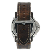 Panerai Luminor Brown Dial Stainless Steel 47mm Manual Wind Men's Watch PAM00663