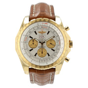 Breitling Bentley Silver Color Dial 18k Rose Gold 48mm Automatic Mens H44363