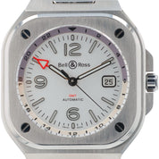 Bell & Ross BR05 Stainless Steel White Dial 41mm Automatic Men’s Watch BR05GMT