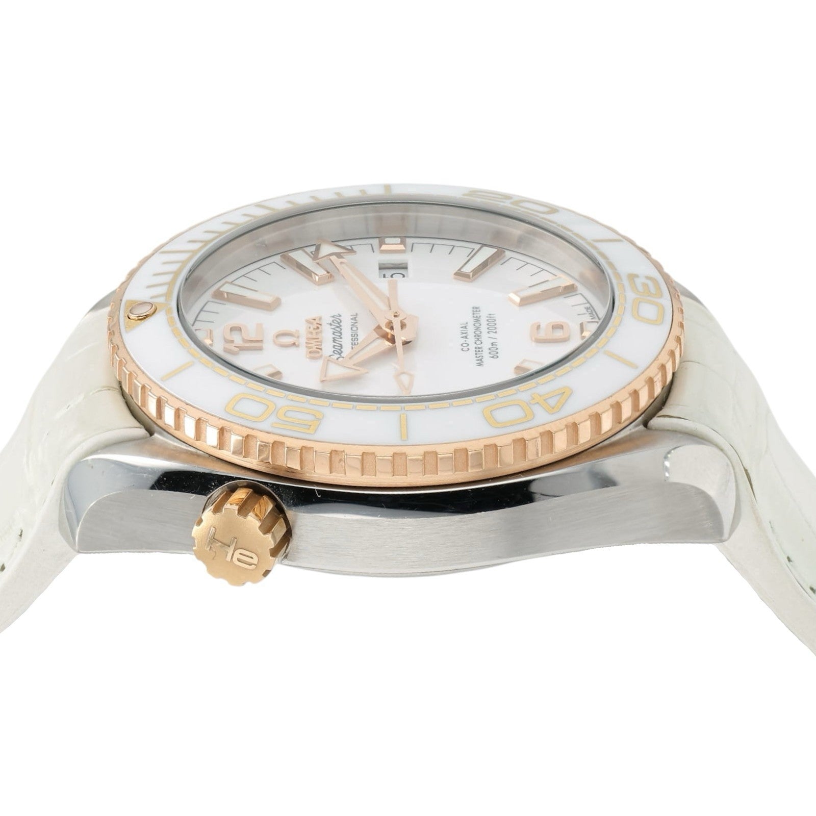Omega Seamaster White Dial Steel and Gold 39.5mm Automatic 215.23.40.20.04.001
