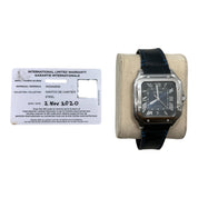 Cartier Santos Gradient Blue Dial Stainless 40mm Automatic Men’s Watch WSSA0030