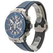 Hublot Big Bang Unico Blue Dial Titanium 42mm Automatic Mens 441.NL.5171.RX