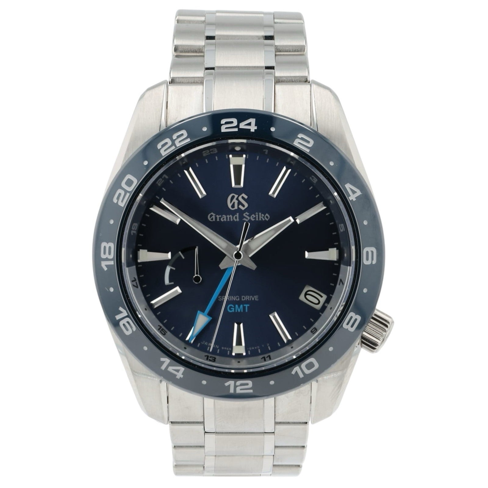 Grand Seiko Spring Drive Blue Dial Stainless Steel 40mm Automatic Men’s SBGE255