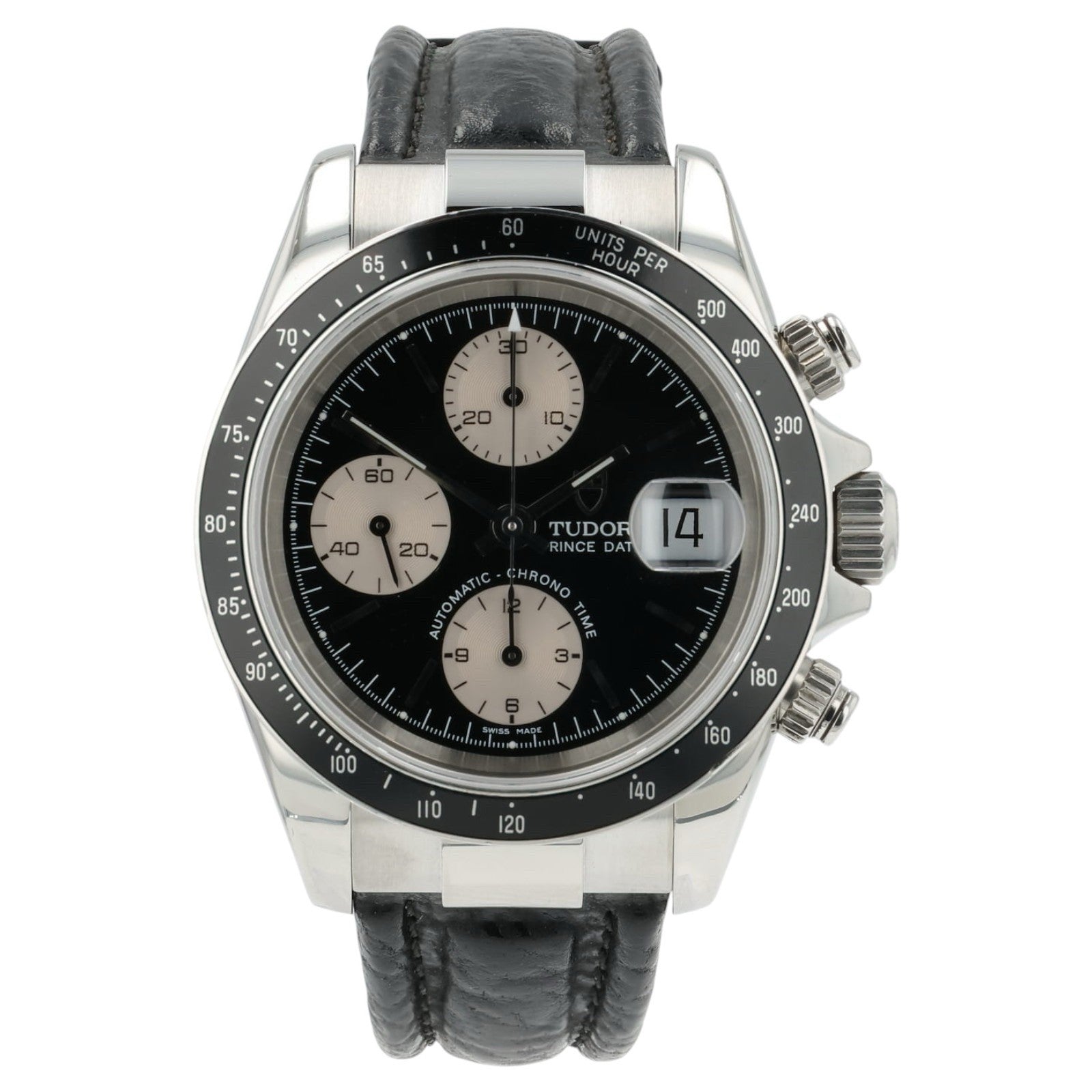 Tudor Chronograph Date Black Dial Stainless Steel 40mm Auto Men's Watch 79260P