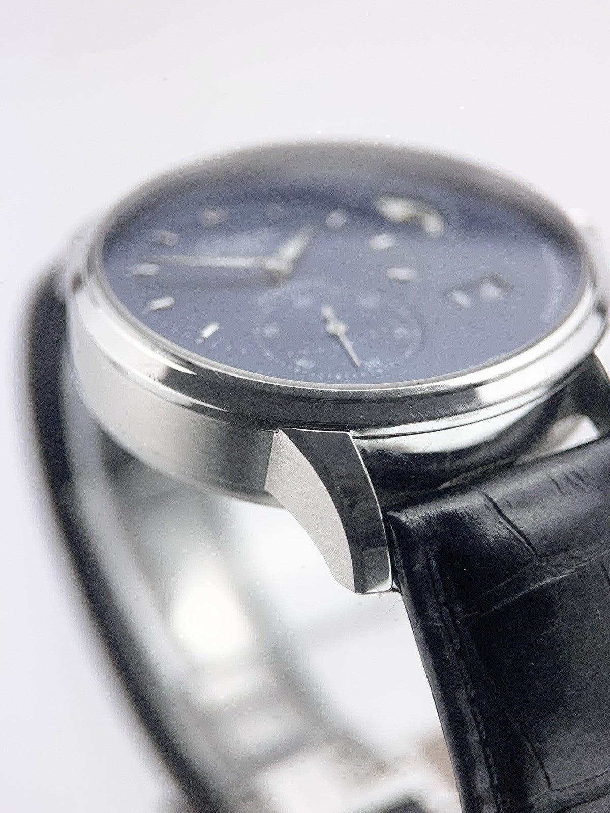 Glashutte PanoMaticLunar Steel Blue Dial 40mm Automatic Men's 1-90-02-46-32-01
