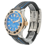 Carl F Bucherer Patravi Scuba Tec Blue Dial 18k Gold & Steel 44.6mm 10632.24