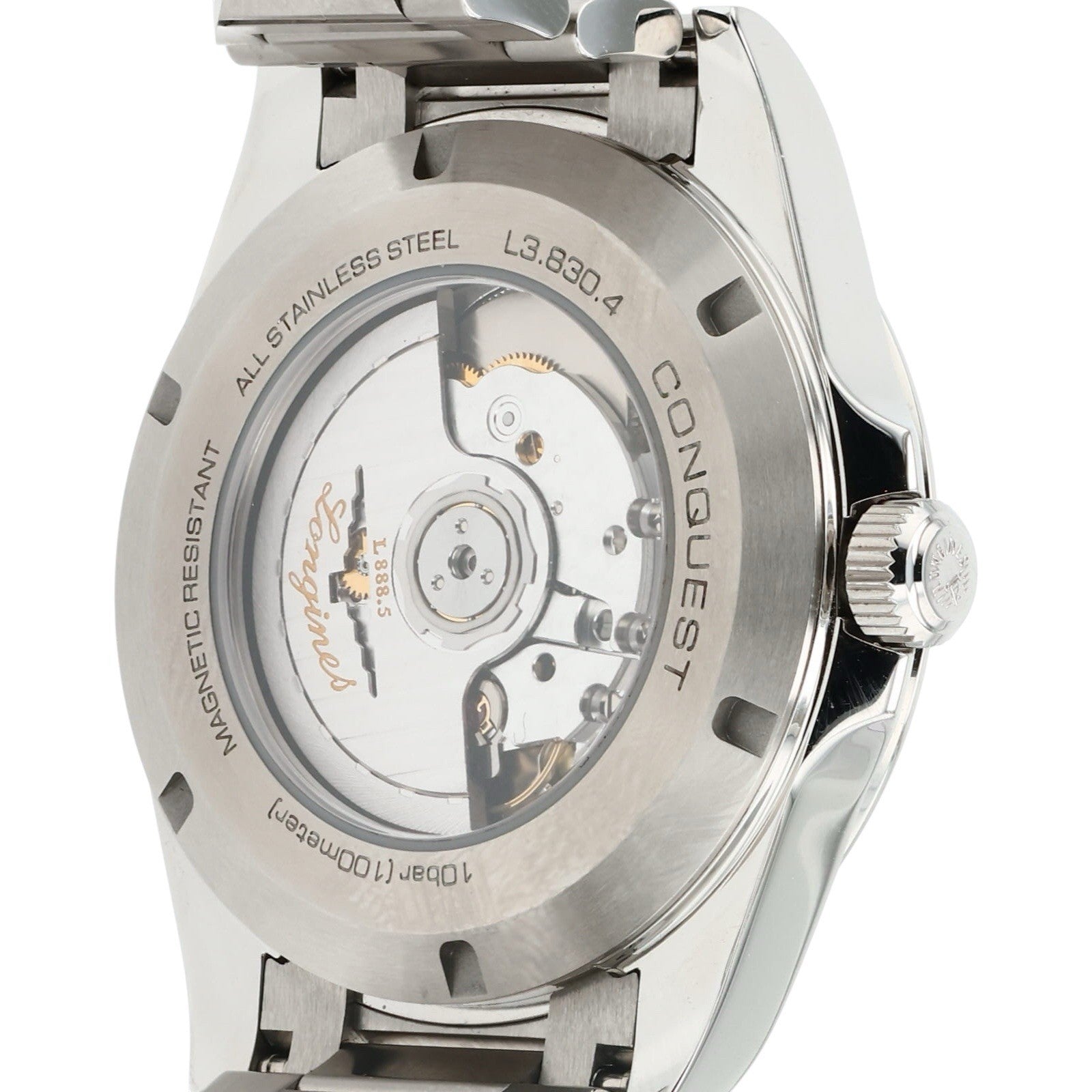 Longines Conquest Stainless Steel Silver Dial 41mm Automatic Mens Watch L3.830.4