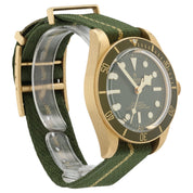 Tudor Black Bay 58 Green Dial 18k Yellow Gold 39mm Automatic Mens Watch 79018V