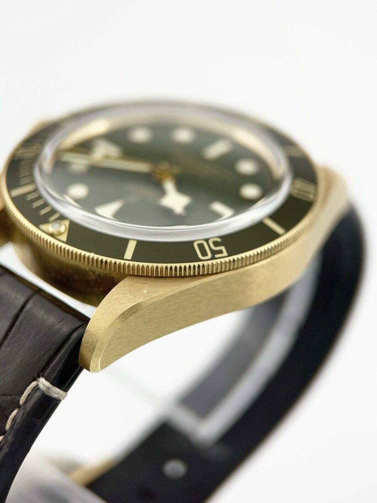 Tudor Black Bay 18k Yellow Gold Green Dial 39mm Automatic Men’s Watch 79018V