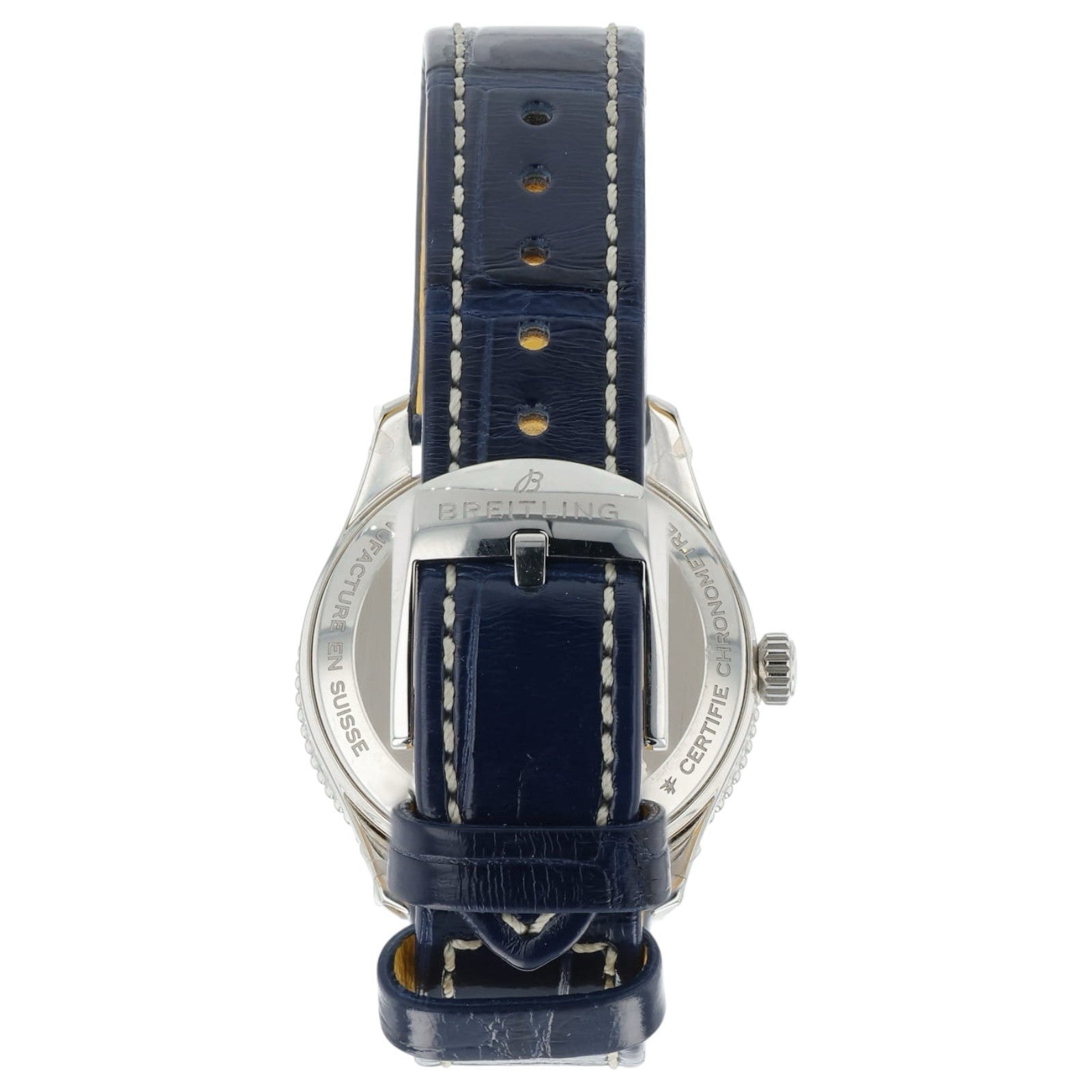 Breitling Navitimer Blue MOP Dial Steel 32mm Quartz Woman’s Watch A77320
