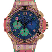 Hublot Big Bang Pop Art Blue Dial 18k Rose Gold 41mm Mens 341.PP.9089.LR.1633