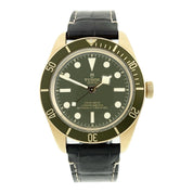 2023 Tudor Black Bay 18k Yellow Gold Green Dial 39mm Automatic Watch 79018V