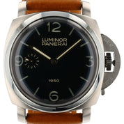 Panerai Luminor 1950 Black Dial Stainless Steel 47mm Manual Wind Men’s PAM00127