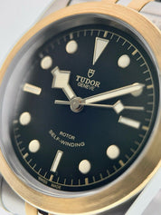 Tudor Black Bay Gold/Steel Black Dial 41mm Automatic Movement Men’s Watch 79543