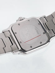 Cartier Santos Galbee Stainless Steel Silver Dial 29mm Quartz Men's Watch 1564