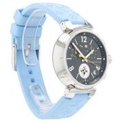Louis Vuitton Tambour Lovely Cup Black Dial Steel 39mm Quartz Mens Watch Q11BG