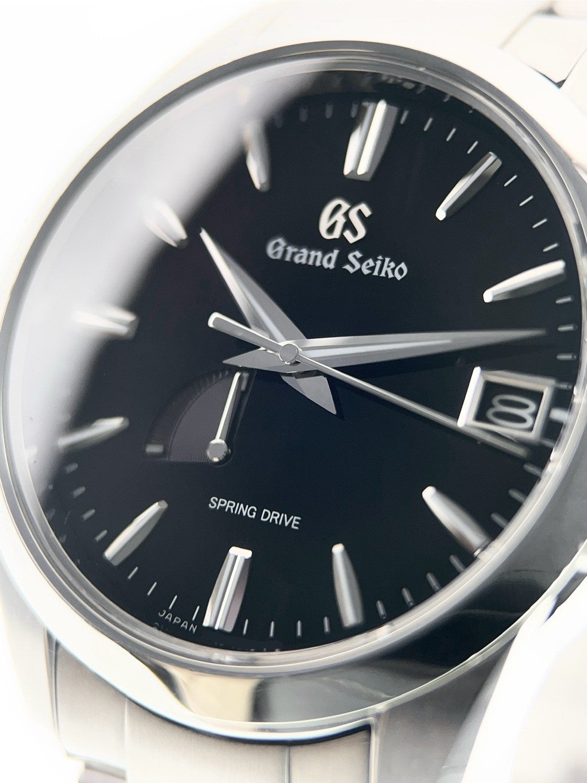 Grand Seiko Heritage Steel Black Dial 39mm Automatic Men's Watch SBGA227