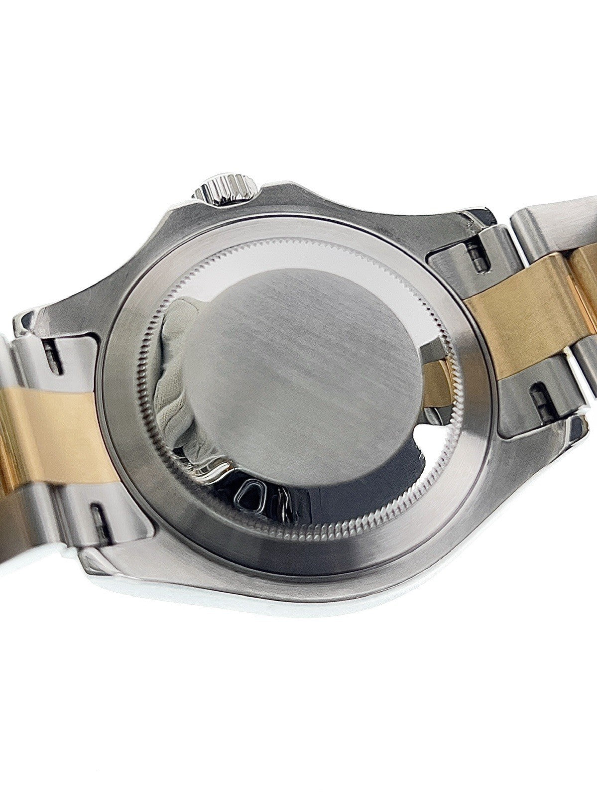 Rolex Yacht-Master 40mm Two Tone Blue Dial 18K Yellow Gold Steel Bracelet 16623