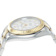 Rolex Sky Dweller White Dial Gold & Steel 42mm Automatic Men’s Watch 326933